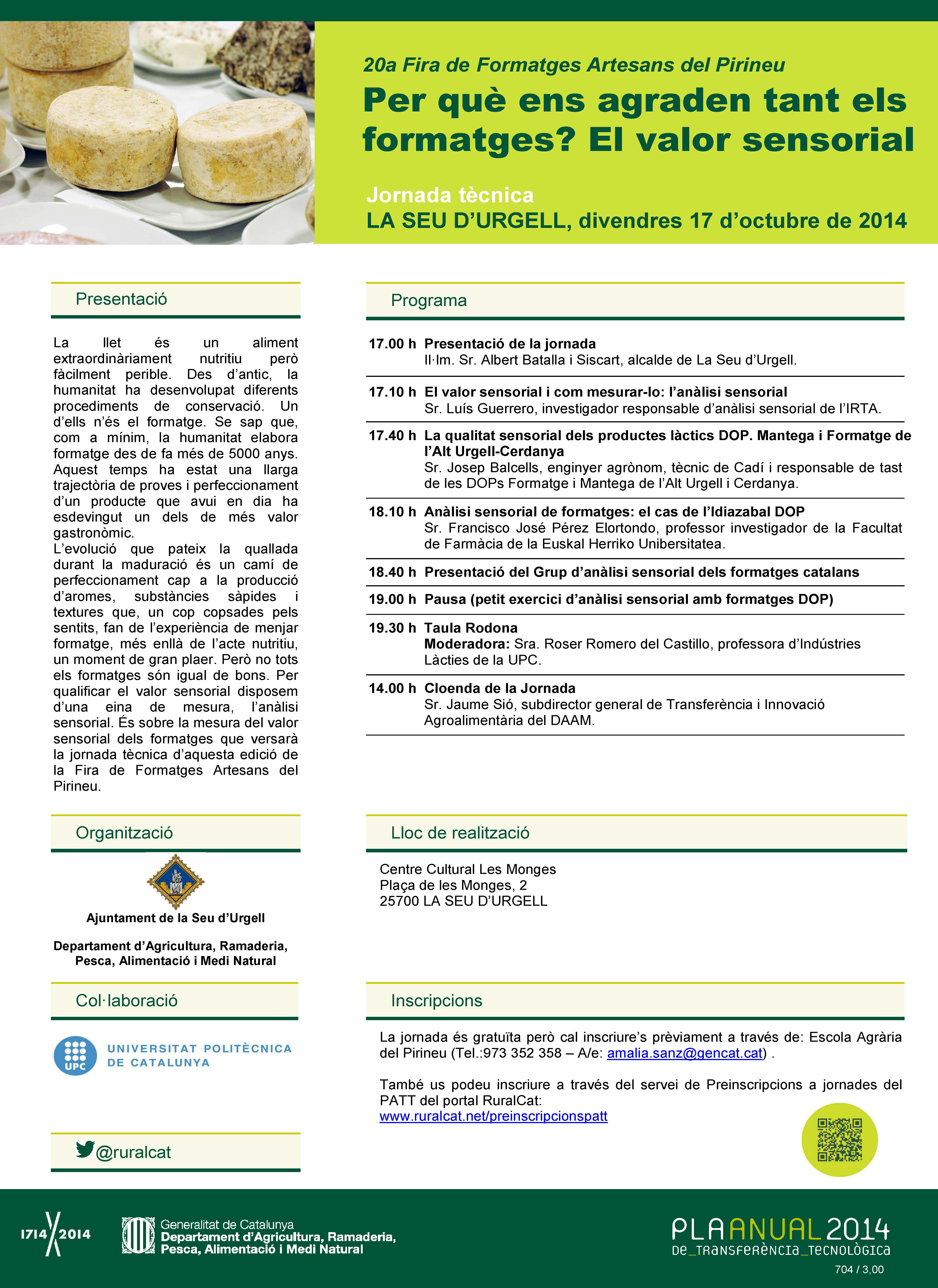 Jornada tecnica formatges 2014